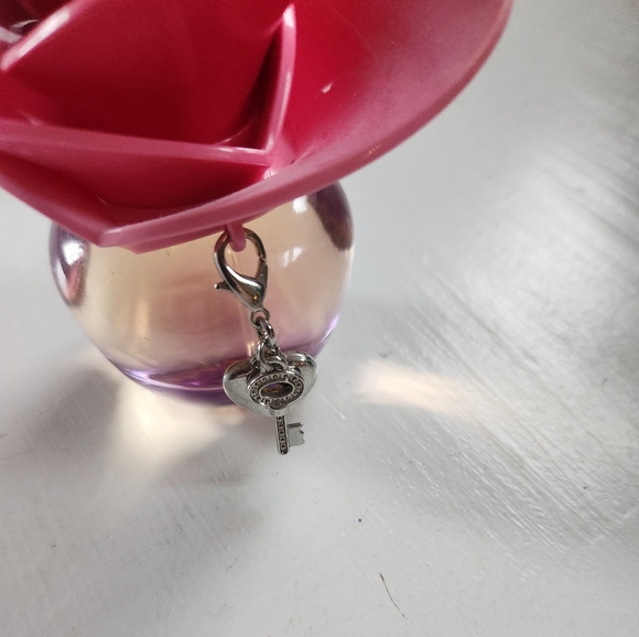 Pink and Purple Flower Perfume Bottle - Picture 3 of 5